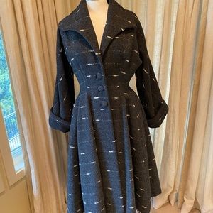 Lilli Ann mohair/wool vintage coat